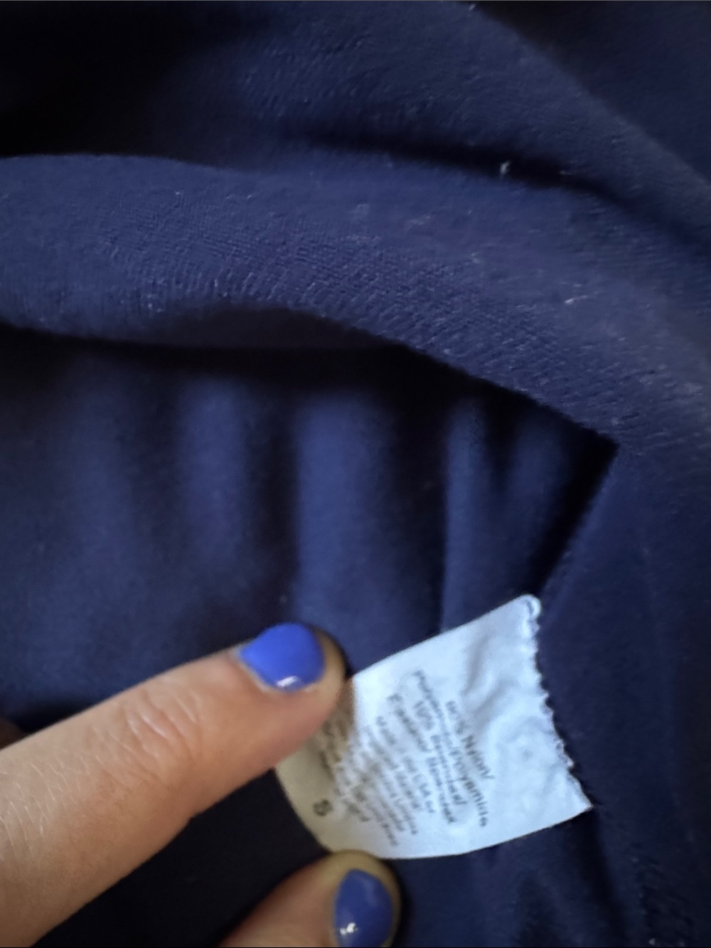 Beyond Yoga Navy Racerback Performance Tank - Picture 3 of 3